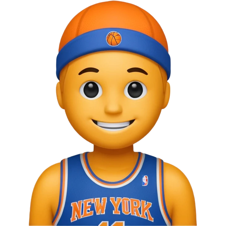 Smiley icon new york knicks emoji