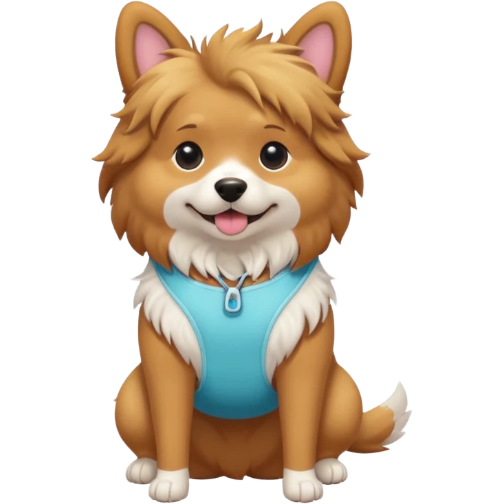 Dog wearing a swimsuit  emoji