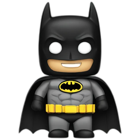 Batman wearing is costume emoji