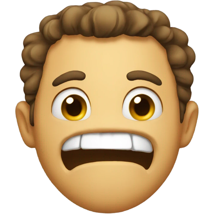 Cringiest face ever emoji