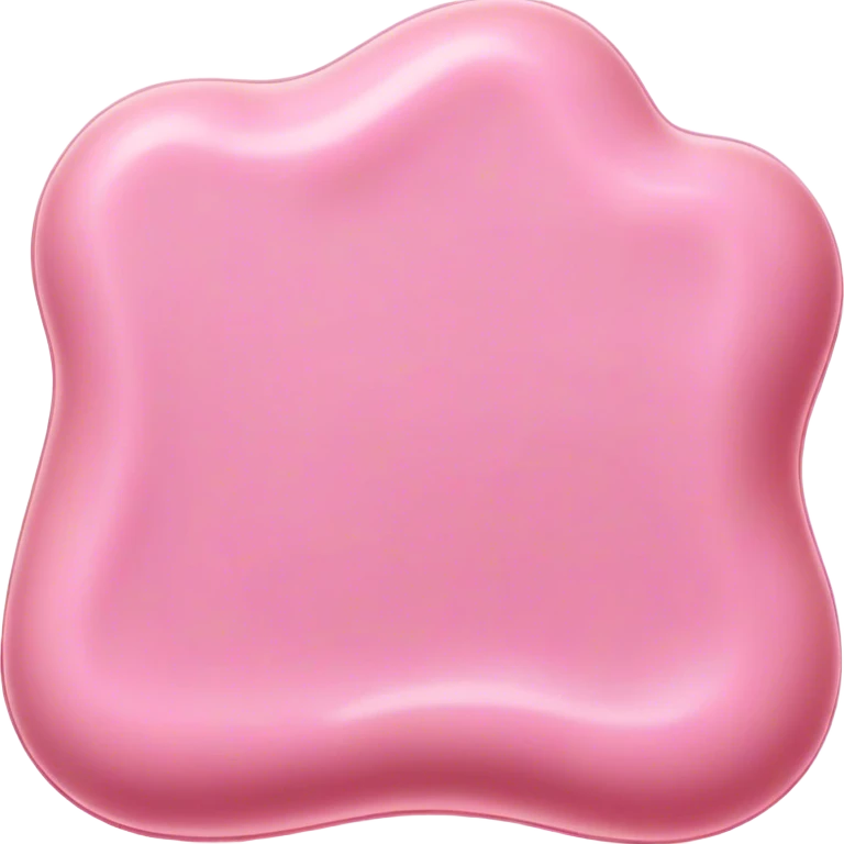Cinematic Realistic Opaque Pink Slime, smooth and buttery with a pastel pink hue, ultra-glossy with a soft sheen, subtle folds and ridges forming as it moves, reflecting gentle highlights, glowing with a delicate, creamy texture, evoking a sense of playful satisfaction. emoji