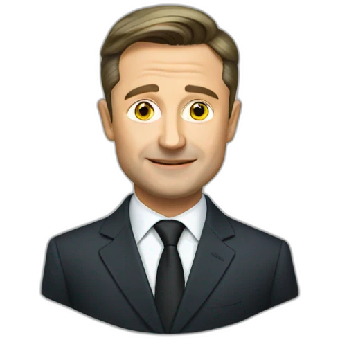Zelenskyy Ukrainian president emoji