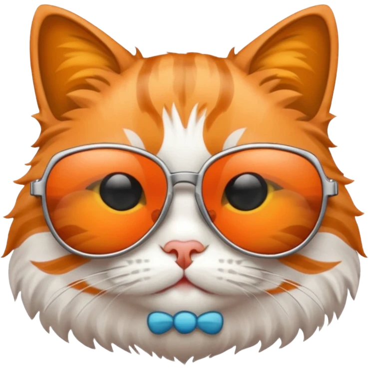 Cat wearing sunglasses emoji
