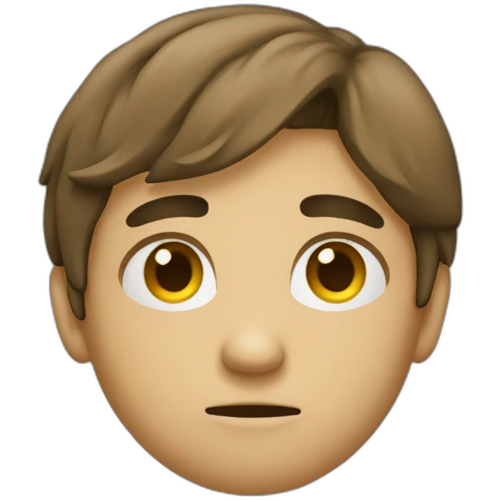 emoji estudiante triste emoji