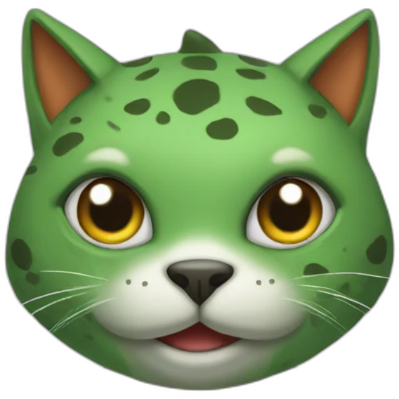 cat in a dinosaur costume emoji