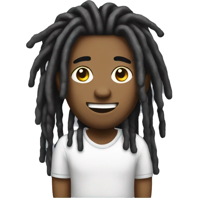 Guy with dreads emoji
