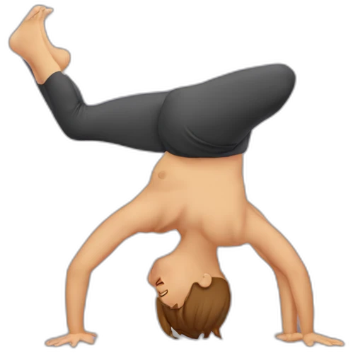 head stand emoji