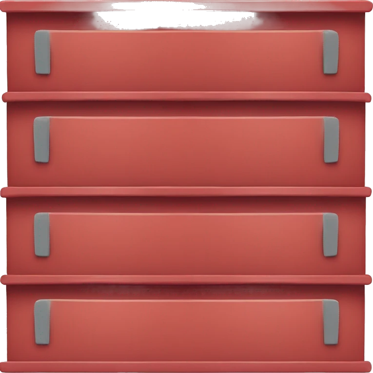 Red drawer emoji