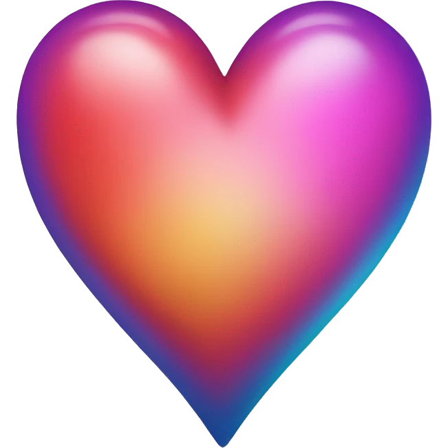 Colorfull heart emoji