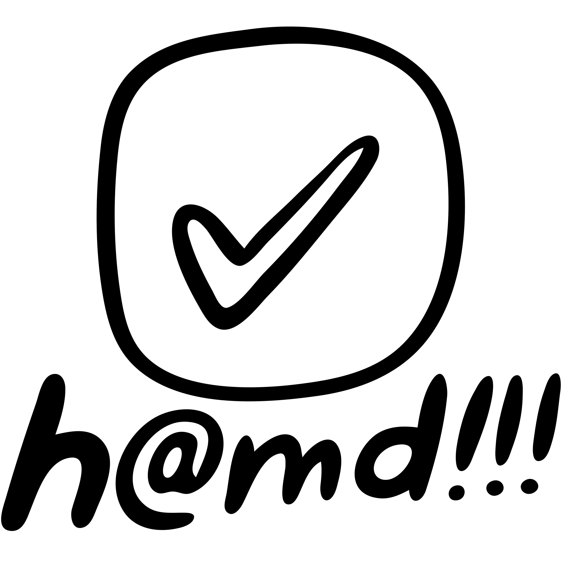 Instagram blue checkmark icon with text emoji