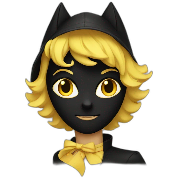 Chat noir emoji