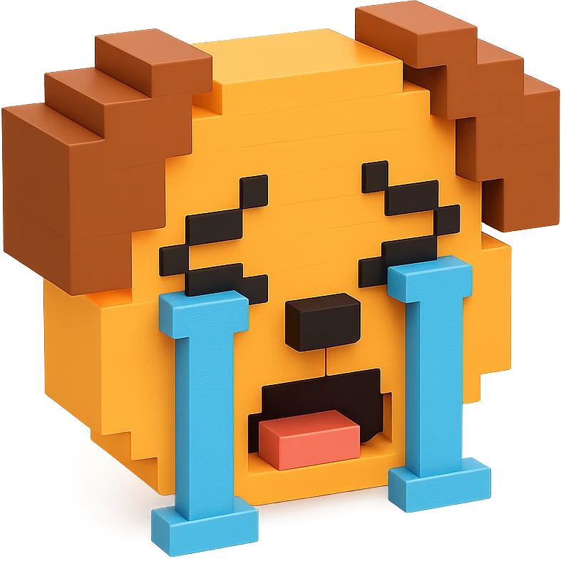 Dog Cry emoji