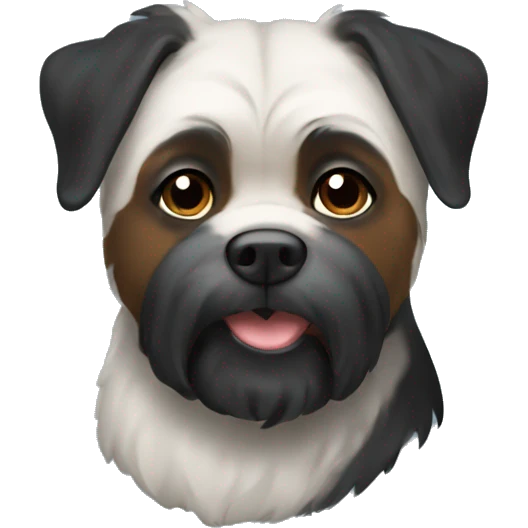 Black york terier  emoji
