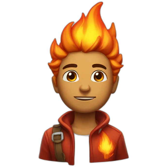 FIREY from battle for dream island emoji