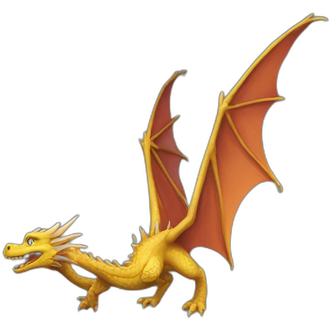 chat avec des ailes de dragon emoji