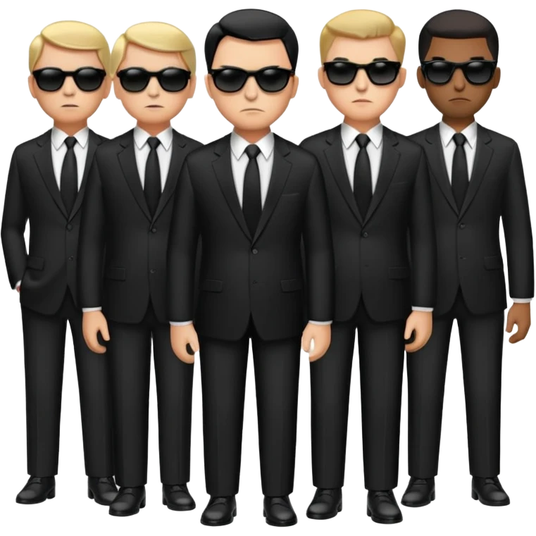 Men in black  emoji