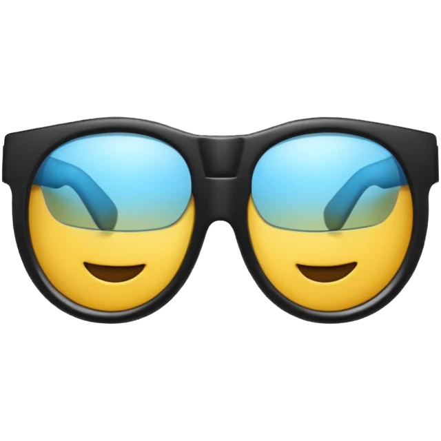 3D glasses emoji