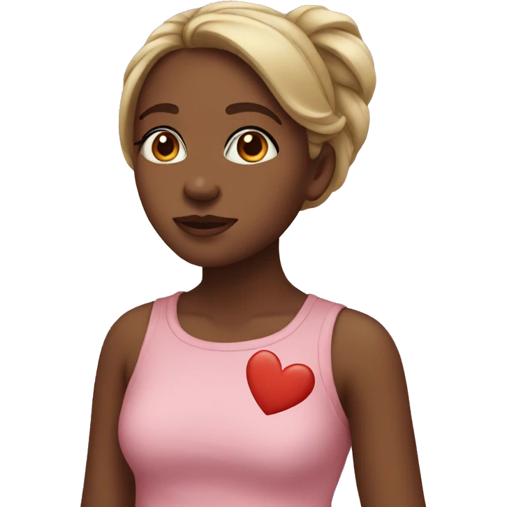 girl with heart eyes emoji