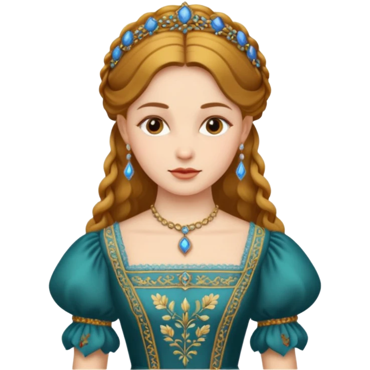Renaissance lady  emoji