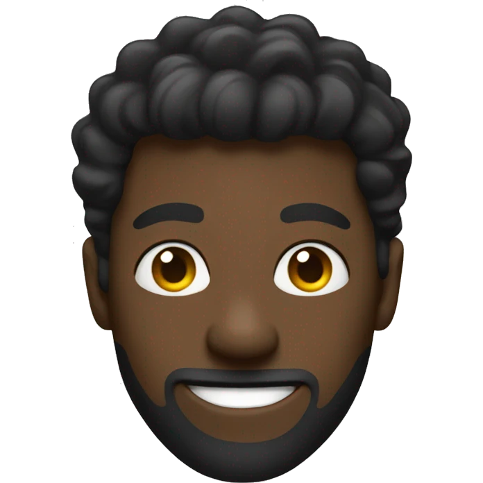 Black man doing thumbs up emoji