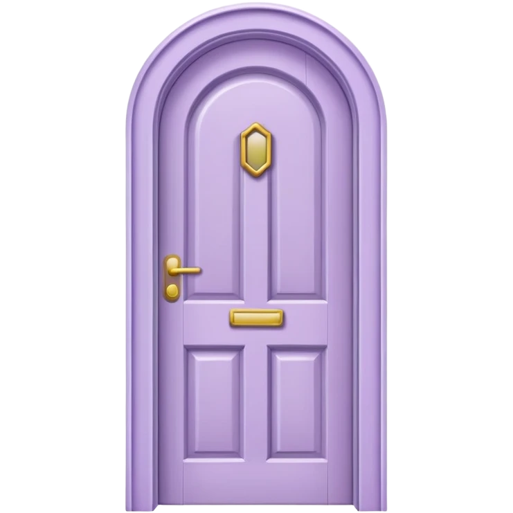 lilac plain door emoji