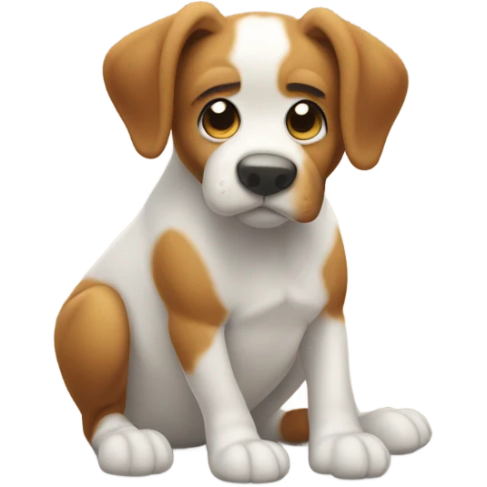 Dog pooping  emoji