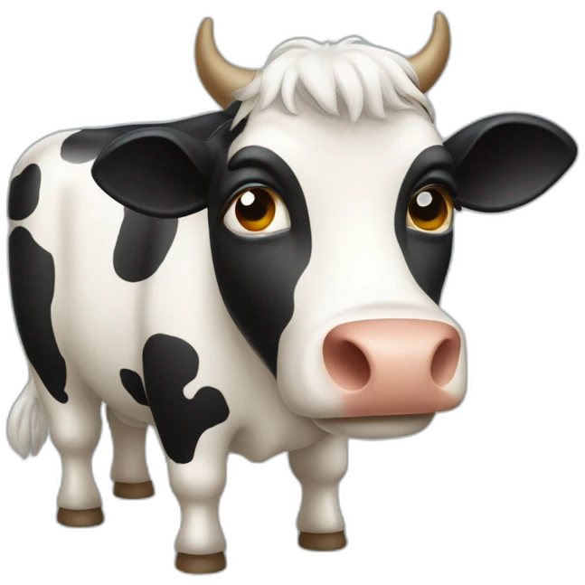 Vache méchante emoji