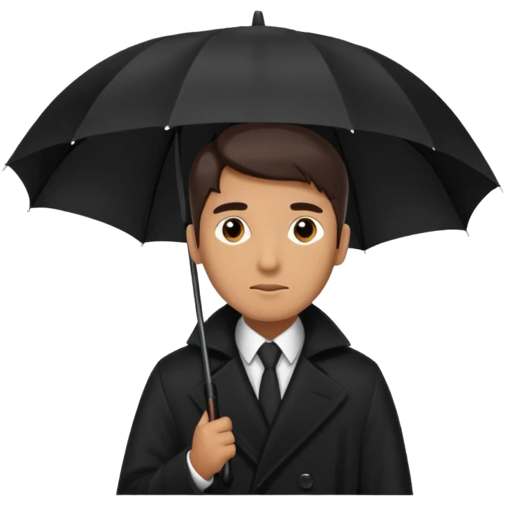 HOLDİNG UMBRELLA MAN emoji