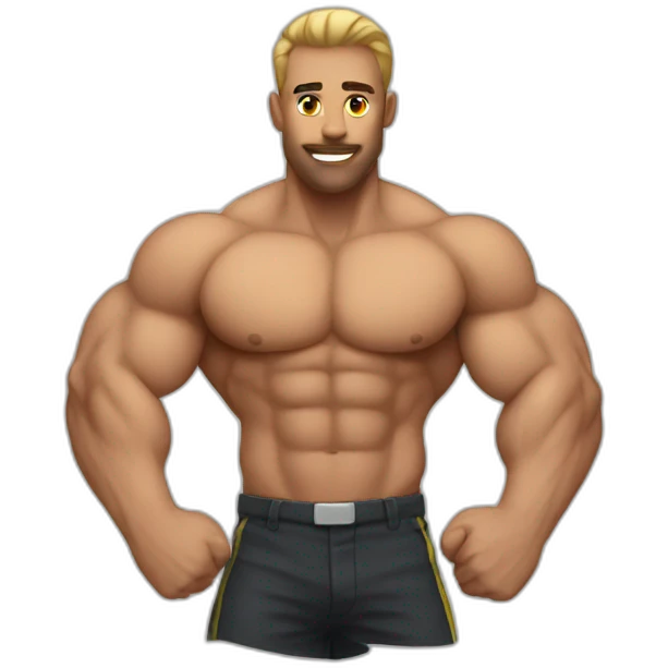 muscle gay emoji
