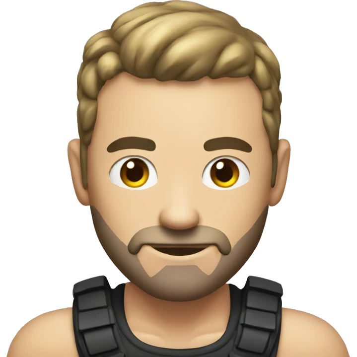 Muscled hacker emoji