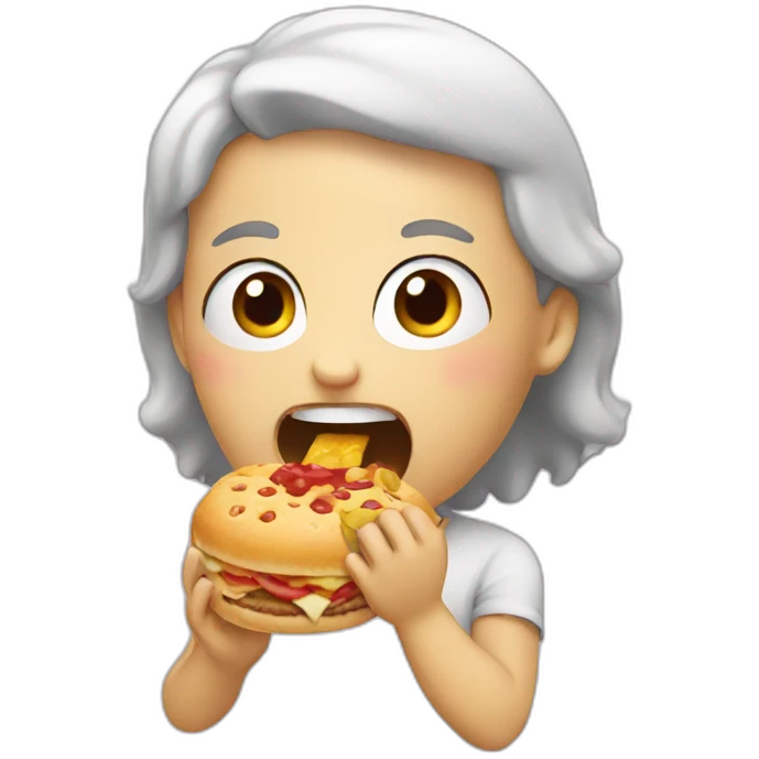 Eating emoji