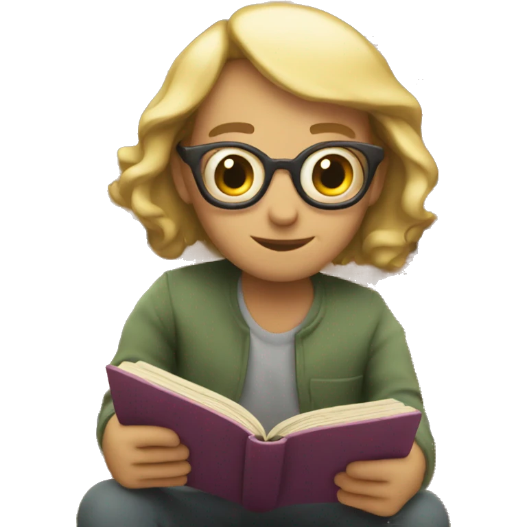 reading a book emoji