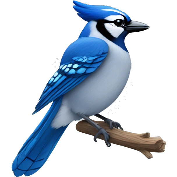 Flying Blue Jay emoji