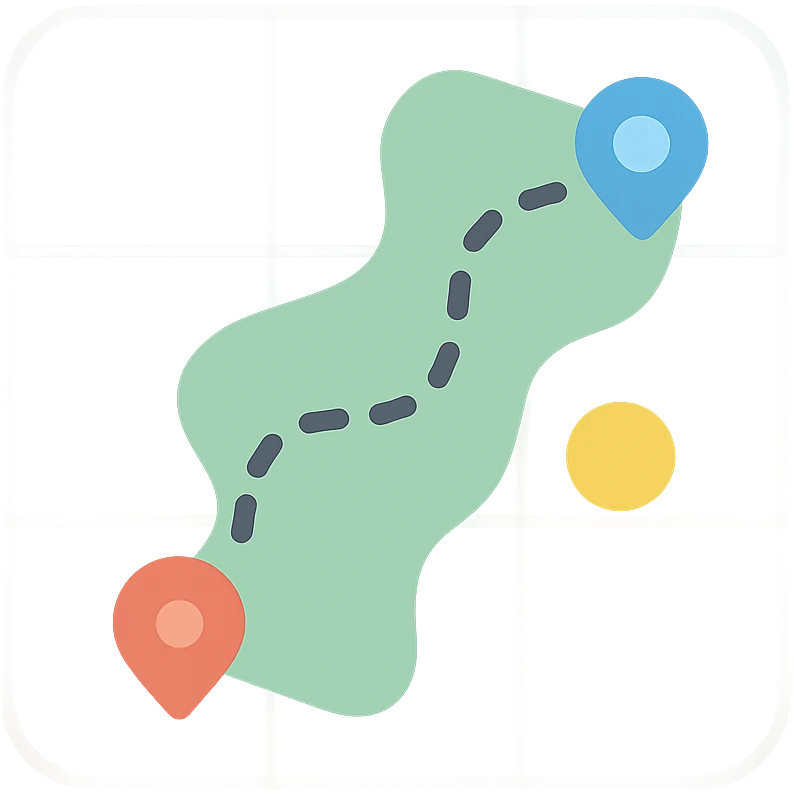 A tactical map emoji