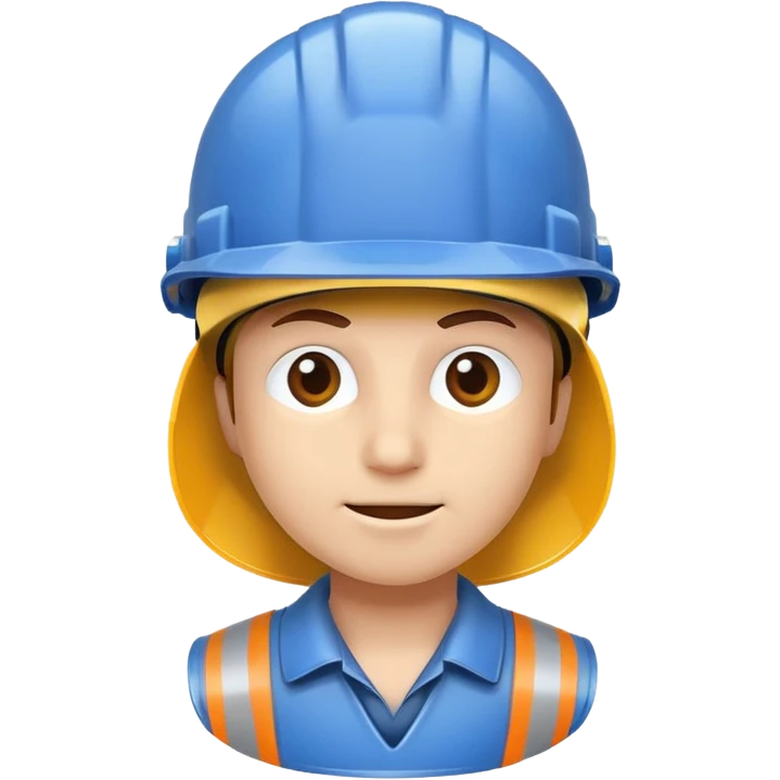 hard hat white emoji