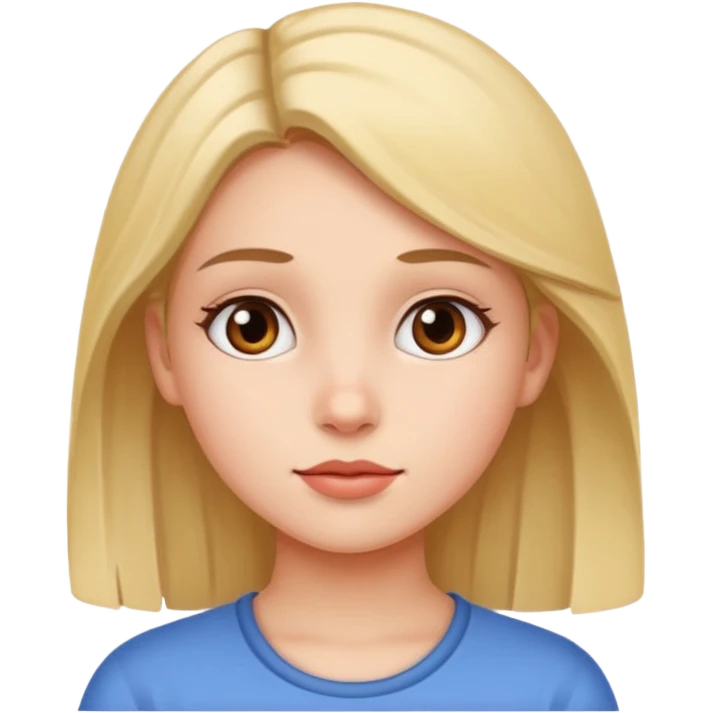 Girl looking to the side  emoji
