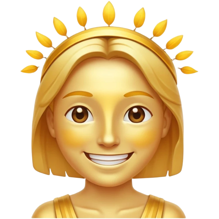 happy day with sunshine and smiling face emoji