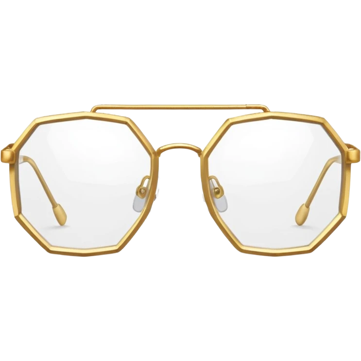hexagon glasses emoji