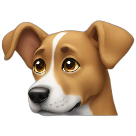 dog salute emoji
