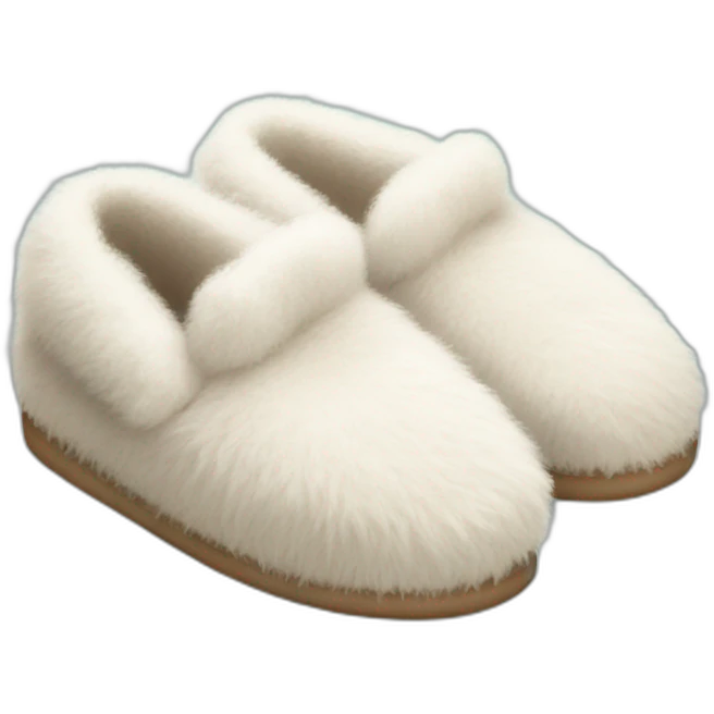 Fluffy slipper emoji