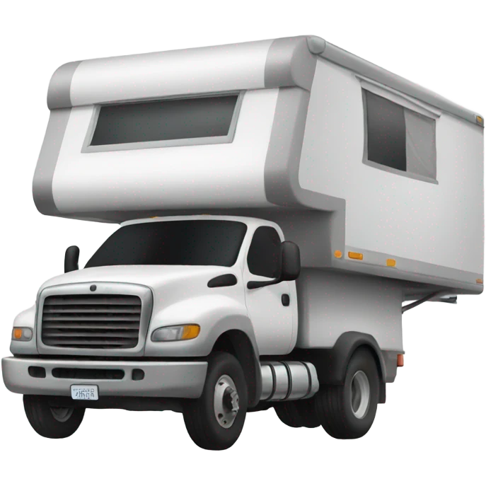 trailer with truck emoji