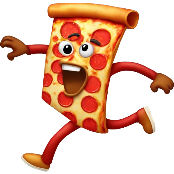 Dancing pizza emoji