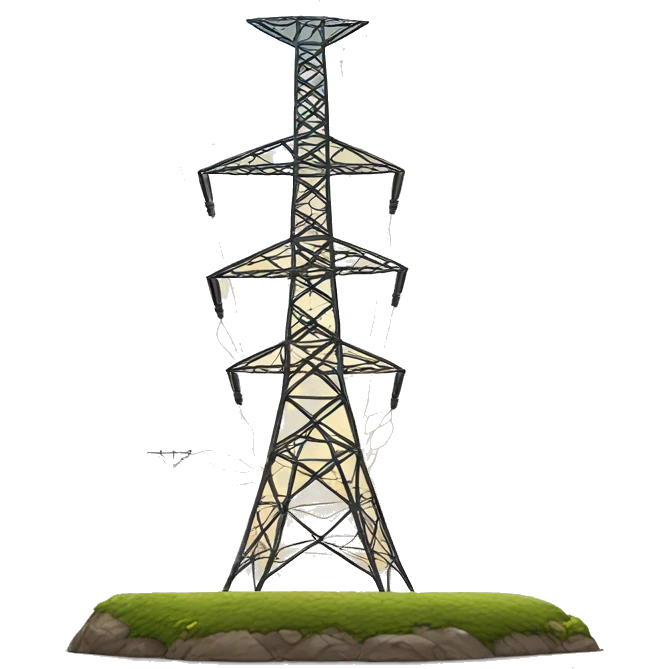 electricity pylon small emoji