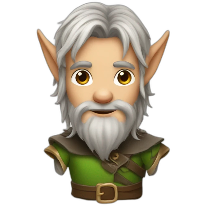 Elfe chevauchant un sanglier emoji
