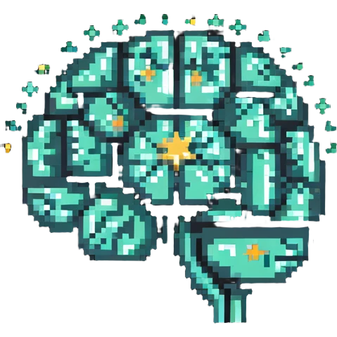 magic brain with stars emoji