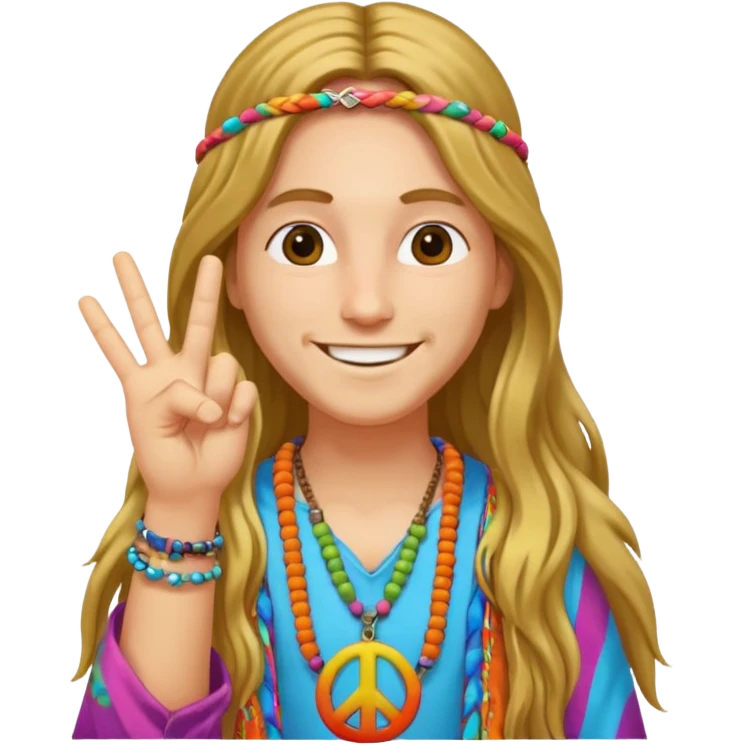 Hippie emoji