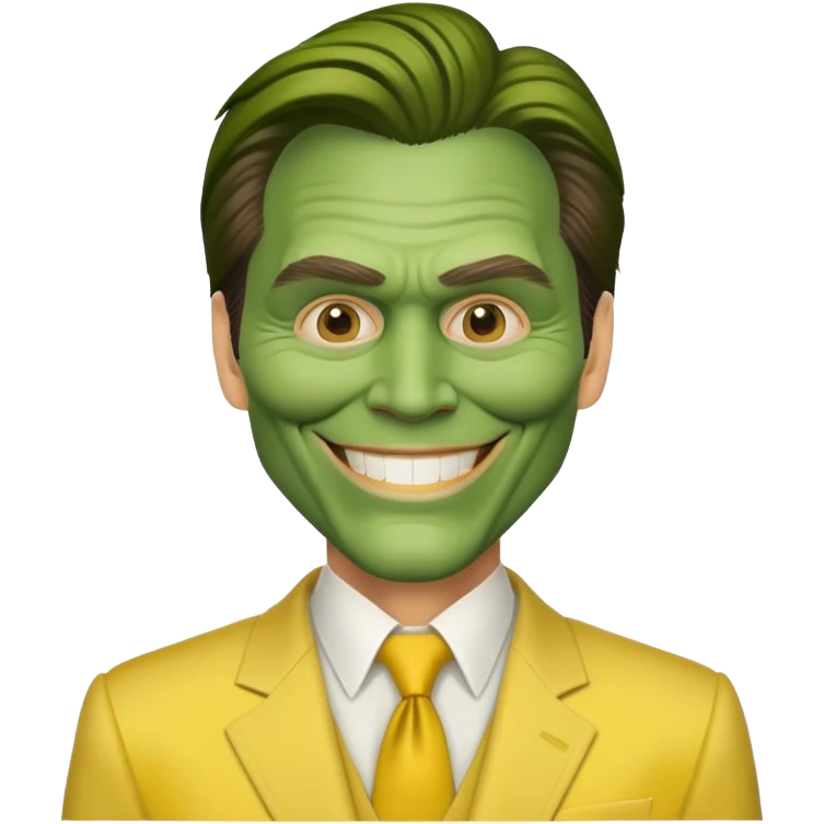 Jim Carrey the mask emoji