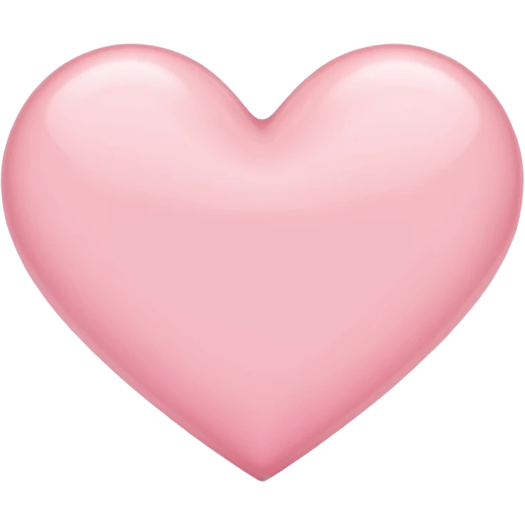light pink heart emoji emoji
