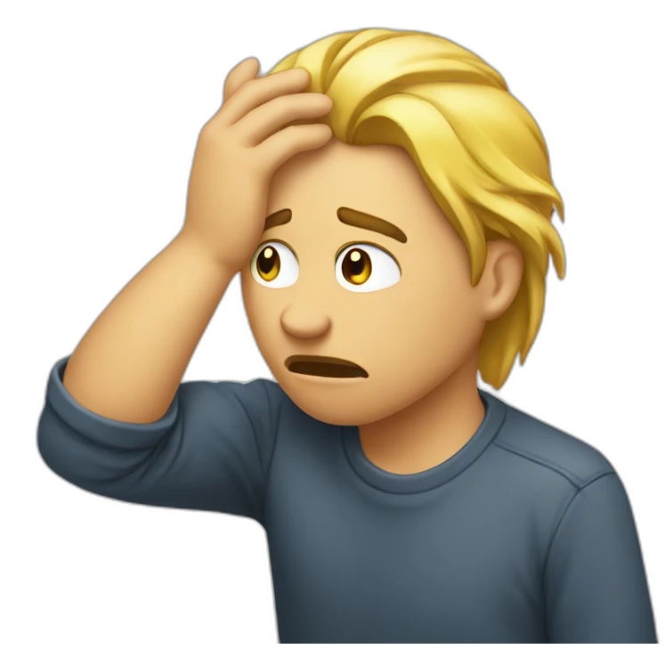Facepalm - this is useless emoji