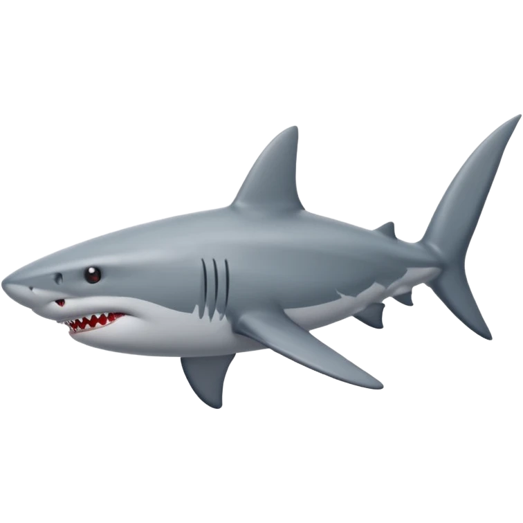 Shark with red shores emoji
